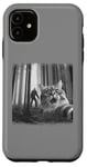 Coque pour iPhone 11 Tee-shirt avec photo de chat humoristique avec motif chaton Bigfoot