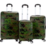 Rockland, Set de Bagages Mixte Adulte, F195-CAMO