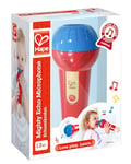 Hape - Micro Enfant à Résonance - Microphone Sans Fil et Sans Piles - Jouet Musical en Bois - Jeu pour Bébé dès 12 mois - Instrument de Musique Fille et Garçon - Amplifie la Voix