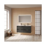 Meuble de salle de bain suspendu anthracite 120 cm avec vasque - Bristol - Anthracite 120 cm Standard