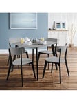 Julian Bowen Casa Set Of 4 Dining Chairs - Grey