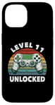 iPhone 14 Level 11 Unlocked Video Gamer 11 Birthday 11 Year Old Funny Case