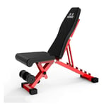 LILIS Weight Bench Adjustable Adjustable Weight Bench Flat/Incline/Decline Utility Exercise Workout Bench Sit Up Home Gym Equipment For Full Body Workout