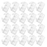 Tlily - 50PCS Guides de Tiroir en Plastique Rail PièCes Meubles Remplacement pour Commodes, Huches et SystèMes Tiroirs