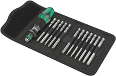 Wera 05004171001, Cykelverktyg, Cykelverktygssats, Svart, Grön, T10,T20,T25,T30, 2,2.5,3,4,5,6 Mm, 150 Mm