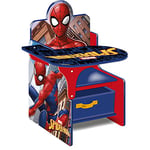 Spider-Man Wooden Chair Desk with Storage Bin by Nixy Children, Wood, Spiderman, one Size, SM14178