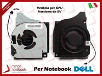 Ventilateur Fan GPU DELL Inspiron G5-5590 G7-7590 G7-7790 (Pour VGA) Version 5V