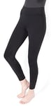 PFIFF Pantalon d'équitation pour Femme – Juliette – Legging d'équitation avec Grip aux Genoux Taille Unique Noir