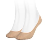 Tommy Hilfiger Strumpor 2P Women Invisible Footie Socks Beige Strl 39/42 Dam