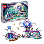 LEGO | Disney The Enchanted Treehouse with 13 Mini-Doll Figures including Princess Jasmine, Elsa, Anna & Moana, 2-Level Buildable Toy, Gift for Kids, Girls, Boys Aged 7 Plus, Disney 100 Set 43215