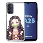 Cokitec Coque Renforcée pour Samsung Galaxy A25 5G Manga Demon Slayer Nezuko