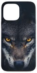 iPhone 13 Pro Max Wolf Lovers Black Wolf Wild Animal Lovers Wolf Illustration Case