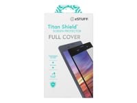 Estuff Titan Shield Edge Glue - Skjermbeskyttelse For Mobiltelefon - Svart - For Samsung Galaxy S21 5G