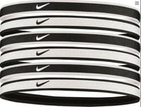 Nike Bandeau pour Cheveux Elastique aux Unisexe Fitnessband Sport 6er Lot