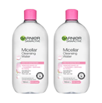 Garnier Micellar Cleansing Water Skin Face Make Up Remover Bottle Pack 2 x 700ml