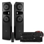 SHF700B Floor Standing Tower Speaker System with DAB+ Internet Radio & Amplifier