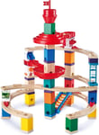 Hape Super Spirals | Quadrilla Wooden Marble Run Toy Expansion Pack with Spiral