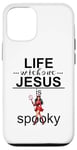 Coque pour iPhone 14 2024 La vie sans Jésus est un Halloween drôle et effrayant pour les chrétiens