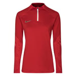 Nike Treningsgenser Dri-FIT Strike Drill - Rød/Rød/Hvit Dame, størrelse Large