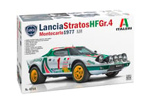 Italeri 4714 1:12 Lancia Stratos HF Gr.4 – Maquette de construction, modélisme, bricolage, loisirs, collage, kit en plastique, détaillé, non laqué