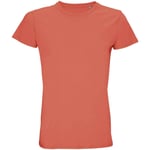 SOLS Mens Crusader Organic T-Shirt (Pop Orange) material_Synthetic - Size Small