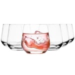 Glasmark Krosno Lot de 6 verres à cocktail 0,31 l - Passe au lave-vaisselle - Petits verres à jus - 6 x 310 ml