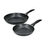 KitchenCraft Non-Stick Induction Frying Pan Set - 20cm & 28cm