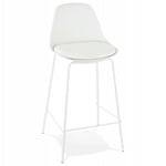 Tabouret de Bar Industriel 'Sidon' 87cm Blanc