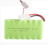 Batterie 8.4V 2400mAh Ni-MH AA avec prise Tamiya voiture RC, bateau, char,...