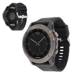 Garmin Fenix 5 / 5 Plus / Forerunner 935 22mm klockarmband i silikon - Svart