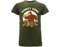 Fashion uk t-shirt Donkey Kong Super Mario Bros original mörkgrön t-shirt