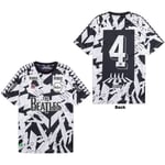 The Beatles Unisex Jersey: Meyba Abbey Road Crossing All-Over-Print (X-Small)