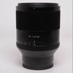 Sony Used FE 50mm f/1.4 ZA Zeiss Planar T* Lens