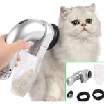 Brosse électrique à nettoyer les poils pour animaux domestiques, Aspirateur pour Chien et Chat - Outil de Toilettage-