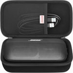 BOVKE Carrying Speaker Case for Bose SoundLink Flex Bluetooth Portable Black 