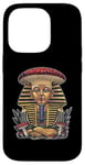 Coque pour iPhone 14 Pro Pharaon King Tut Chapeau de champignon égyptien