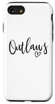 Coque pour iPhone SE (2020) / 7 / 8 Outlaws High School Mascotte Sports Team Femmes Outlaws