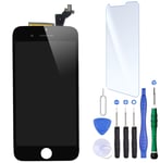 Ecran LCD Remplacement pour iPhone 6S Plus Noir +Verre Trempe +Outils