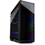 Inter-Tech Midi Infini2 X-908 X-908 Infini2 Tower Noir - Boîtier moyen tour - Noir - RGB - Fenêtre