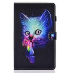 JIan Ying Cover Case for Samsung Galaxy Tab A 10.1 (2019) SM-T510 T515,Tablet Case Cover Slim Folding Protector,Magic cat