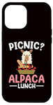 Coque pour iPhone 13 Pro Max Pique-nique - Déjeuner Picknick Alpaka