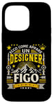 Coque pour iPhone 14 Pro Max Un Designer Figo - Idee Regalo Per Graphic Designer