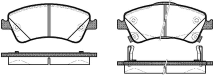 Bromsbelägg - Toyota - Corolla, Auris, Avensis, Verso