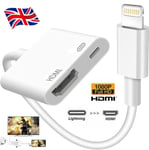 Lightning to HDMI Digital TV AV Adapter 1080P HDMI Cable For Apple iPad iPhone