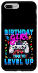 Coque pour iPhone 7 Plus/8 Plus Birthday Girl Time to Level Up Jeu vidéo Anniversaire Fille