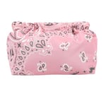 Depesche 12872 Miss Melody Trousse de Toilette Rose avec Motif de Bandana, Pochette avec Fermeture à Barrette, 0012872, Multicolor