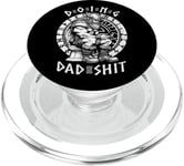 Doing Dad Shit Funny Viking Father Toilet Mobile Phone PopSockets PopGrip for MagSafe