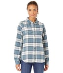 Fjallraven Övik Heavy Flannel Shirt W Chemise Femme, Multicolore (Dusk), L