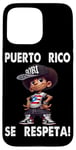 Coque pour iPhone 15 Pro Max Porto Rico Se Respeta Bori PR Flag Protest