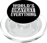 World's Okayest Everything PopSockets PopGrip for MagSafe